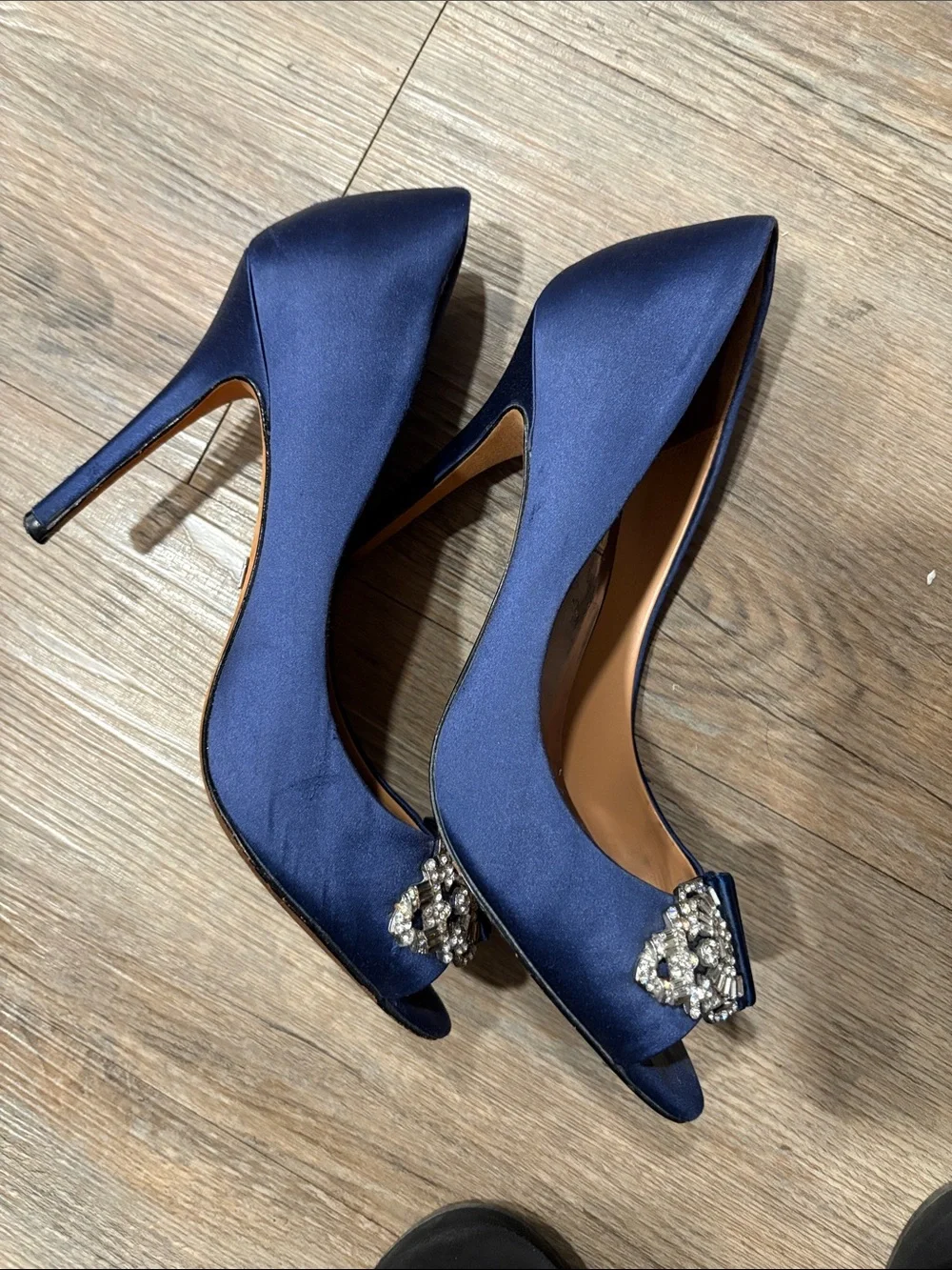 Badgley Mischka elegant navy